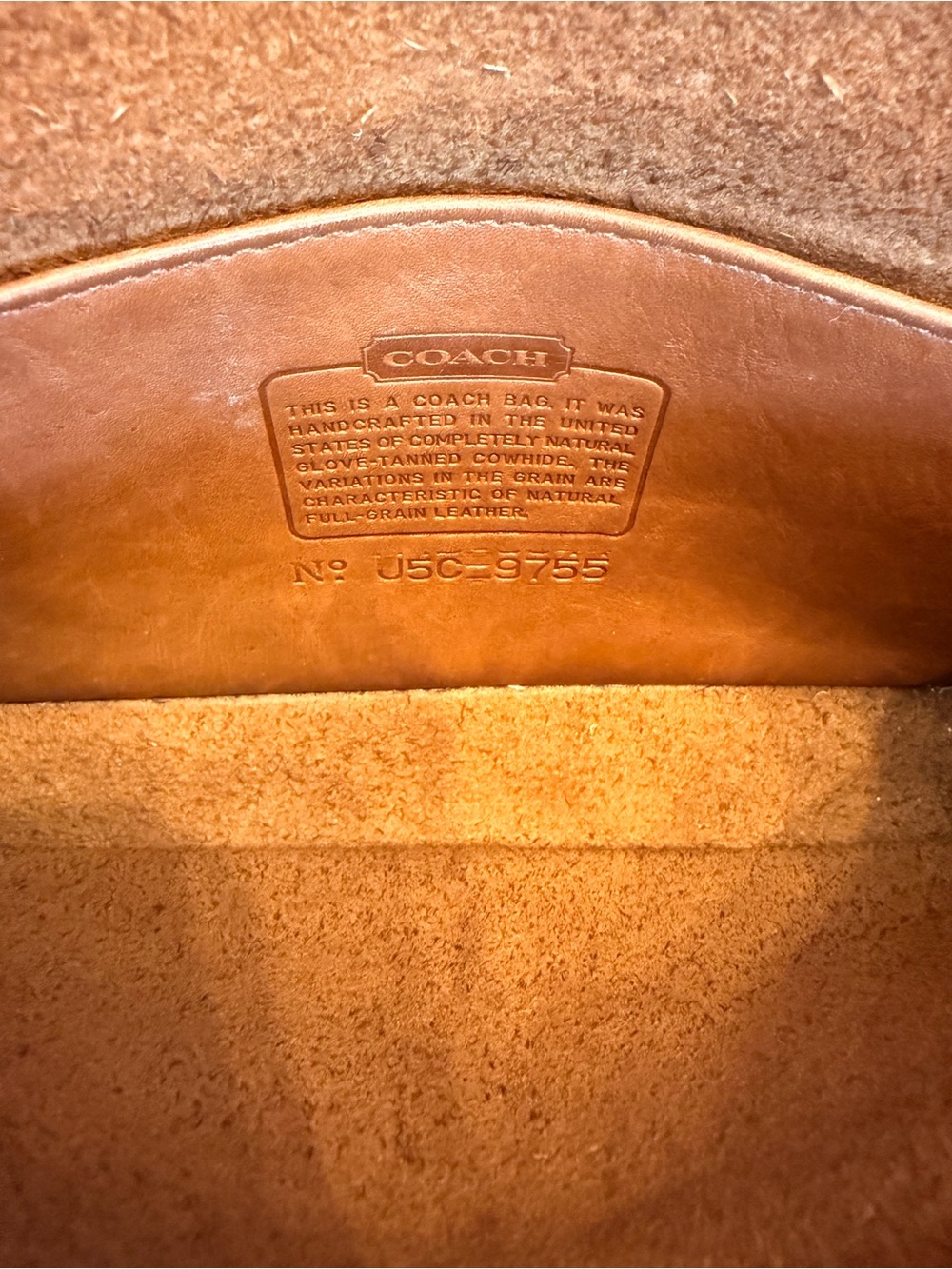 Vintage Coach Flap Crossbody Handbag - Picture 4 of 4